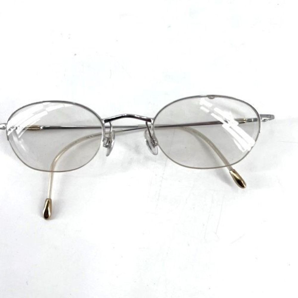 Vintage Silhouette Unisex Prescription Lenses Optical Eyeglasses‎ Silver Eyewear